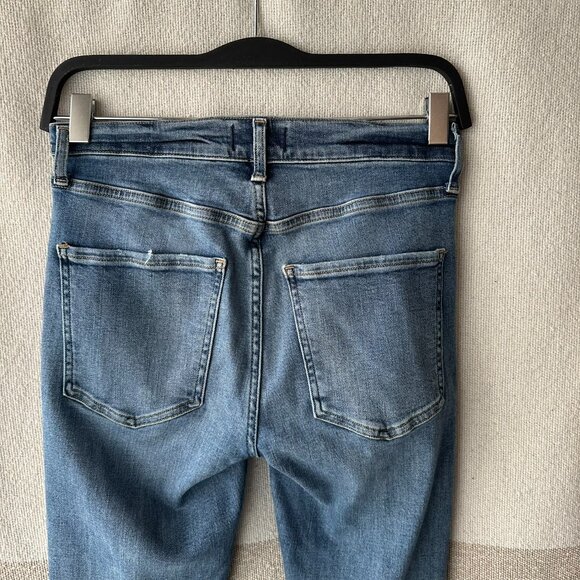 AGOLDE Sophie High Rise Skinny Crop in Style Hyper Sz 26 Denim Pants Medium Wash - Picture 8 of 14